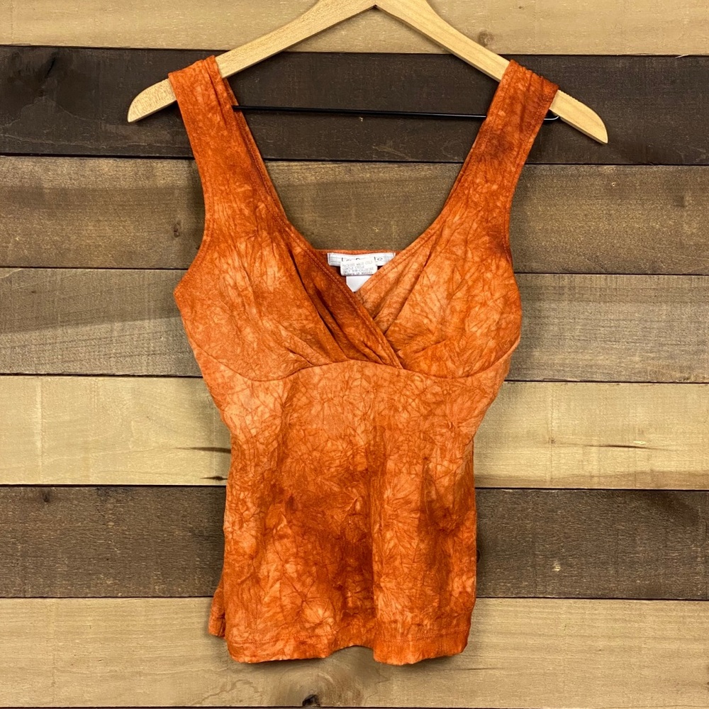 Vintage Women’s Orange Dyed Top